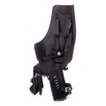 Dviračio kėdutė BoBike Exclusive Maxi Plus // su galiniu žibintu, tvirtinimas ant bagažinės (juoda)