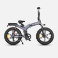 Dviratis 20" elektrinis Engwe X20 dviguba baterija pilkas