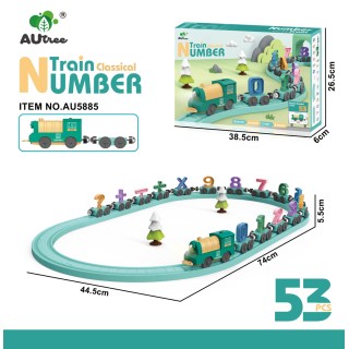 Mathematical Train 53 pcs.