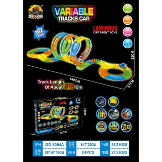 Car Race Track VARIABLE 162pcs.