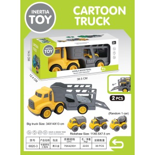 Set of Tow Truck Vehicles + Construction Cars