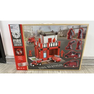 Fire Department Garage Set + Accessories and Figures