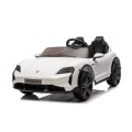Vehicle Porsche Taycan Turbo S White