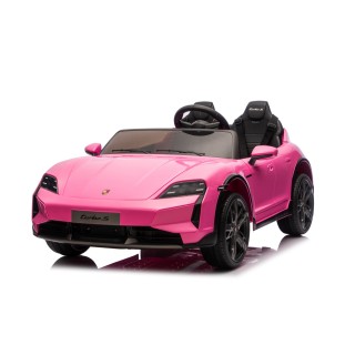 Porsche Taycan Turbo S Pink Vehicle