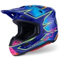 HELMET SM7 CAST BLU/YL/PINK L