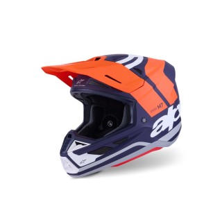 HELMET SM7 CORE ORAN/BLUE 2X