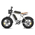 Dviratis 20" elektrinis Engwe M20 dviguba baterija baltas