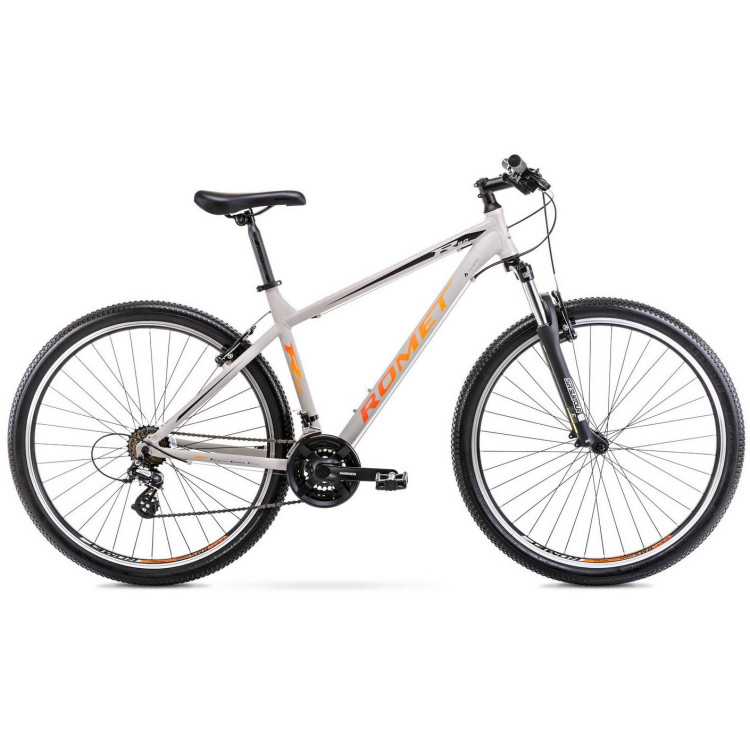 Dviratis Romet Rambler R9.0 29" 2023 grey-black-orange-19" / L