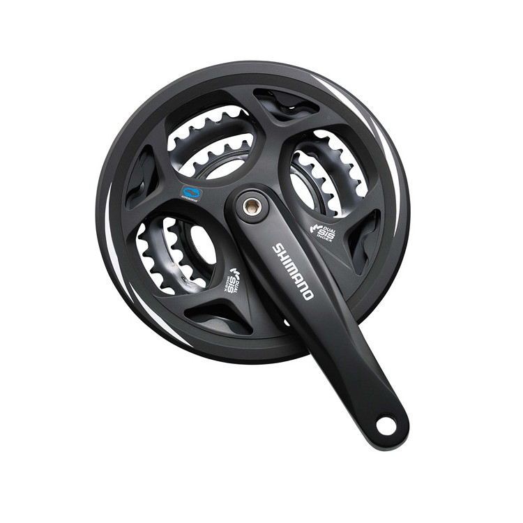 Priekinis žvaigždžių blokas Shimano ALTUS FC-M311-48T 170MM 7/8-speed black-48X38X28T