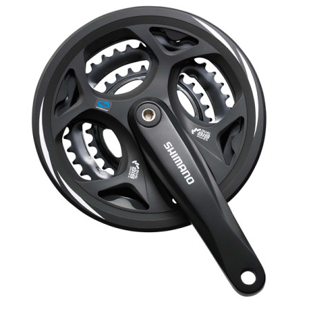 Priekinis žvaigždžių blokas Shimano ALTUS FC-M311-48T 170MM 7/8-speed black-48X38X28T