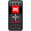 SWITCH ROCKER WINCH-RED