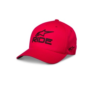 HAT CRV BILL RIDE SONIC RED/BL