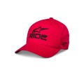 HAT CRV BILL RIDE SONIC RED/BL