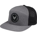 HAT BADGE HTR GY/BLACK