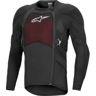 JACKET LS BIO-PLASMA LT BLK/WH