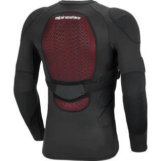 JACKET LS BIO-PLASMA LT BLK/WH