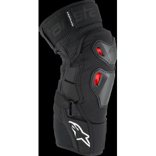 KNEE GUARD BIOPRO BLK/RD/WHT S