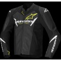 JACKET FSTR V3 AIRFLW LTHR BLK