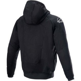 JACKET HOOD CHROME BK/RD L