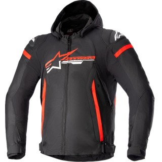 JACKET ZACA WP BK/RD/W M