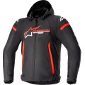 JACKET ZACA WP BK/RD/W M