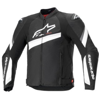 JACKET T-GP+R V4 BLACK/WHT 2X