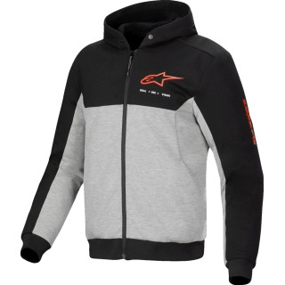 HOODIE CHROME V2 SPORT BK/GY/R