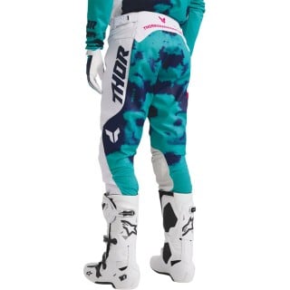 PANT LAUNCHMODE BLEACH WHT/AQ
