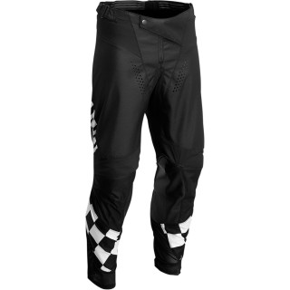 PANT DIFFER CHEQ BK/WH 34