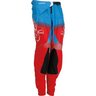 PANT YTH AGRD RD/WH/BL 24