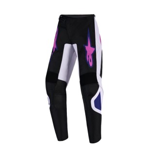 PANT YTH FLUID GRID BLK/GY/PU