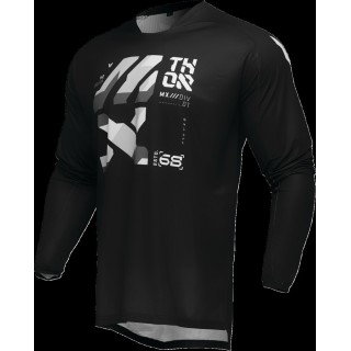 JERSEY LAUNCH BRAVE BK/GY MD