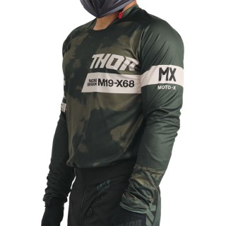 JERSEY LAUNCHMODE BLEACH BLK/C