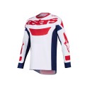JERSEY RACER RIWAY WH/BLUE/RED