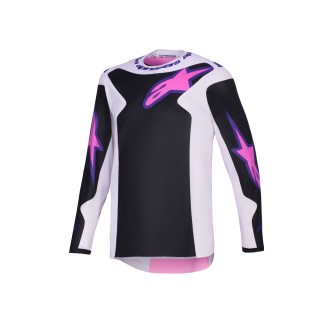 JERSEY FLUID GRID BLK/GY/PU XL