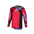 JERSEY FLUID GRID RED/BLK/PURP