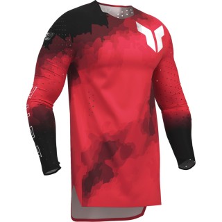 JERSEY SPORTMODE CARBON BK/RD