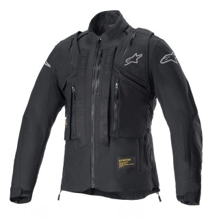 JACKET TECHDURA BLK/SILV M