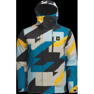 JACKET TOUR BRAVE BL/YL MD