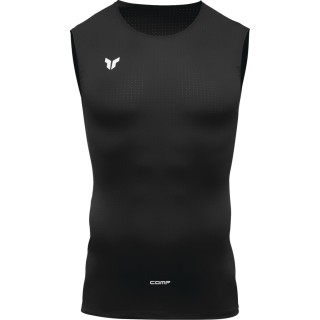 SHIRT SLEEVELESS COMP BLACK SM