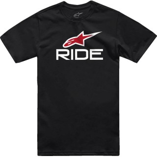 TEE CSF RIDE 4 BK/W/R S