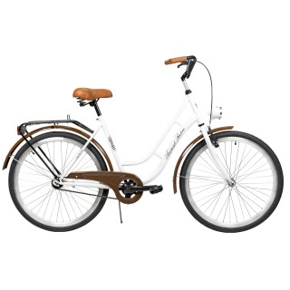 Dviratis AZIMUT Retro 26" 2023 white