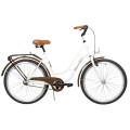 Dviratis AZIMUT Retro 26" 2023 white