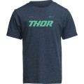 TEE YTH BRAVE PETROL BLUE LG