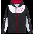HOODIE ZIP SESSIONS V3 BLK/WHT