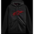 HOODIE ZIP AGELESS V3 BLK/RD M