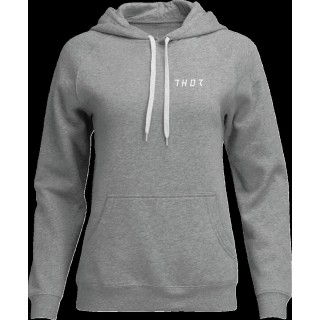 HOODIE WOMENS TRAX HTR GY LG