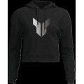 HOODIE WOMEN CROP NOISE BK LG