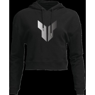 HOODIE WOMEN CROP NOISE BK XL