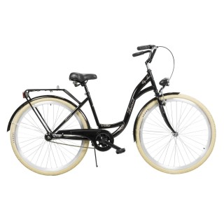 Dviratis AZIMUT City Lux 28" 2023 black-cream